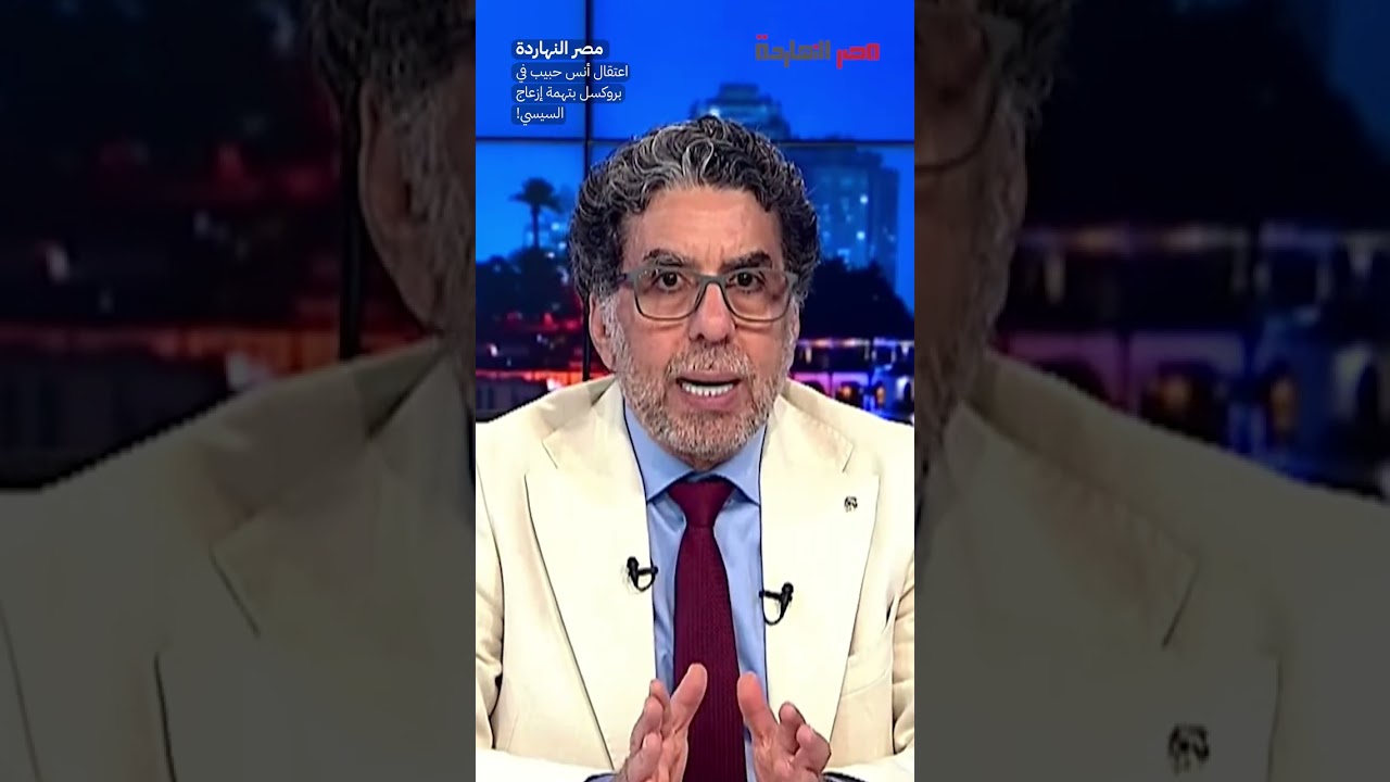اعتقال أنس حبيب في بروكسل بتهمة إزعاج السيسي! 