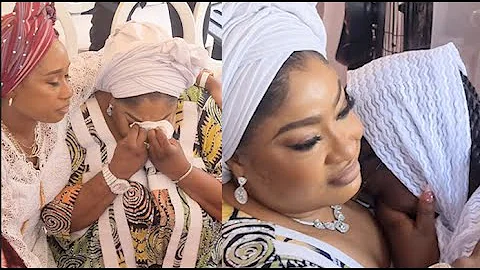 Hard to Say Goodbye’ – Actress Foluke Daramola & Family Break Down In Tears at Her Mother’s Burial