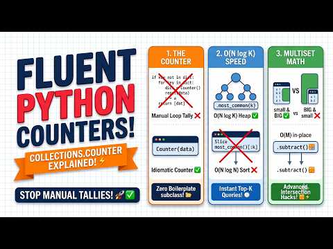 Python Counter Explained: The Idiomatic Guide to collections.Counter 🐍