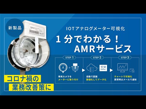 １分間でわかる。AMRアナログメータ可視化サービス