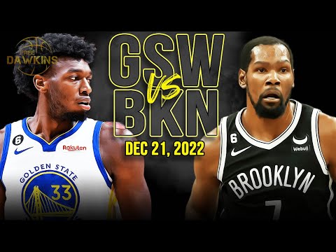 Golden State Warriors vs Brooklyn Nets Full Game Highlights | December 21, 2022 | FreeDawkins