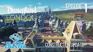Welcome to the first episode of disneyland london. you can see a
nearly completed main street and park entrance, with castle in centre
park, a...