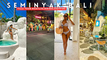 Exploring SEMINYAK, Bali's Party Hub? | Street Night Walk