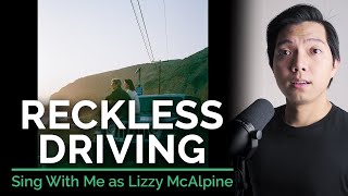 Reckless Driving (Male Part Only - Karaoke) - Lizzy McAlpine ft. Ben Kessler