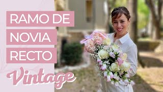 STRAIGHT CASCADE BRIDAL BOUQUET STEP BY STEP 💐👰🏻‍♀️