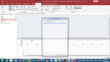 How to use CREATE SELECT INSERT DELETE and UPDATE in ms-access using sql