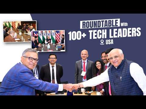 100+ Global Tech Leaders Meet Gujarat Delegation | Semiconductors, AI & DeepTech Opportunities