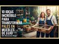 10 Ideas Increíbles para Transformar Pallets en Muebles de Lujo #DIY #Decoracion #Hogar