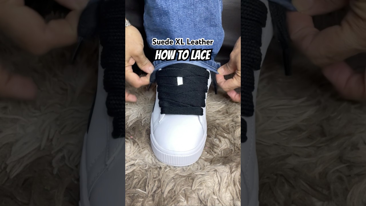 Puma suede XL “Leather” How to lace 