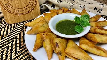 How To Make Samosa using Spring Roll Wrapper for extra crispy taste  I  Cooking with Grace
