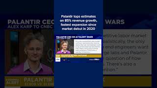 Palantir tops estimates on 85% revenue growth, fastest expansion since market debut in 2020