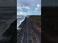 Drone footage captures the aftermath of Hurricane Lowell in Kekaha