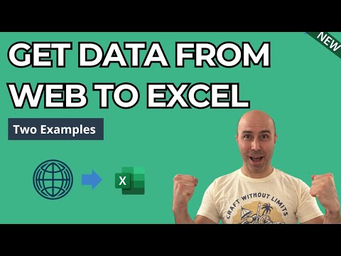 NEW Import Data from Web into Excel 🌐 (TWO Examples)
