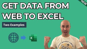 NEW Import Data from Web into Excel 🌐 (TWO Examples)