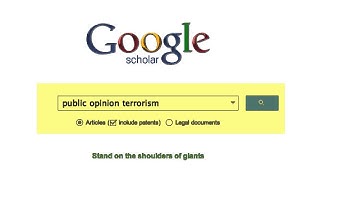 How Library Stuff Works: Searching in Google Scholar