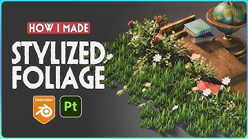 How I Made Stylized Game-Ready Foliage in Blender | Project Files