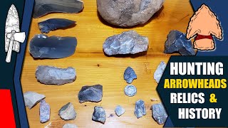 Hunting Arrowheads  Native American Bird Points  Relics & Tools