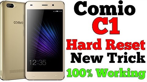 Comio C1 Pattern Remove Trick 2019  (Without Pc)