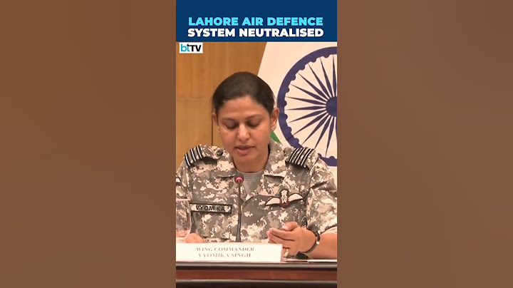 Operation Sindoor | Wing Commander Vyomika Singh: India Neutralises Lahore Air Defence Sys