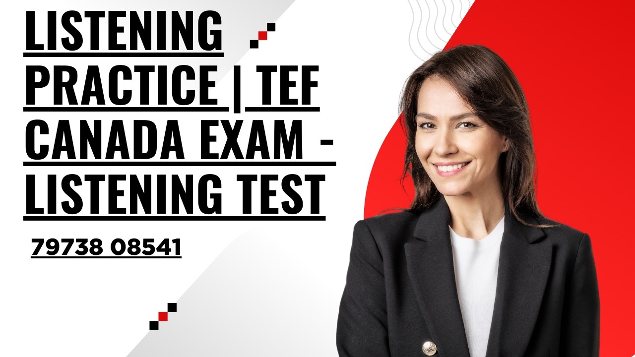 TEF DAY 3 | TEF Canada B1 Speaking Test Practice – Full Simulation & Tips