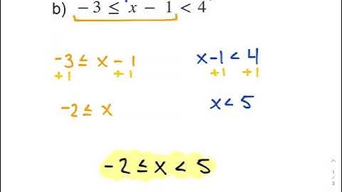 2.5 - Compound Inequalities - Algebra 1 Notes