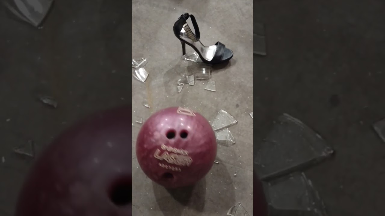 Pie Plate vs Bowling Ball 