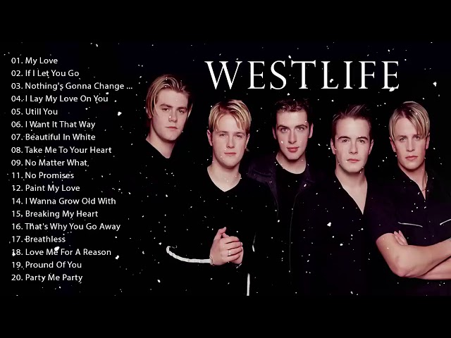 WESTLIFE's TOP Best SONGs Ever - SONG LIST of WESTLIFE class=