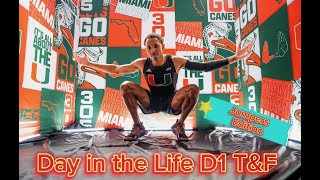 Day in the Life D1 Track and Field Vlog | Jumpers Edition with Russell Robinson