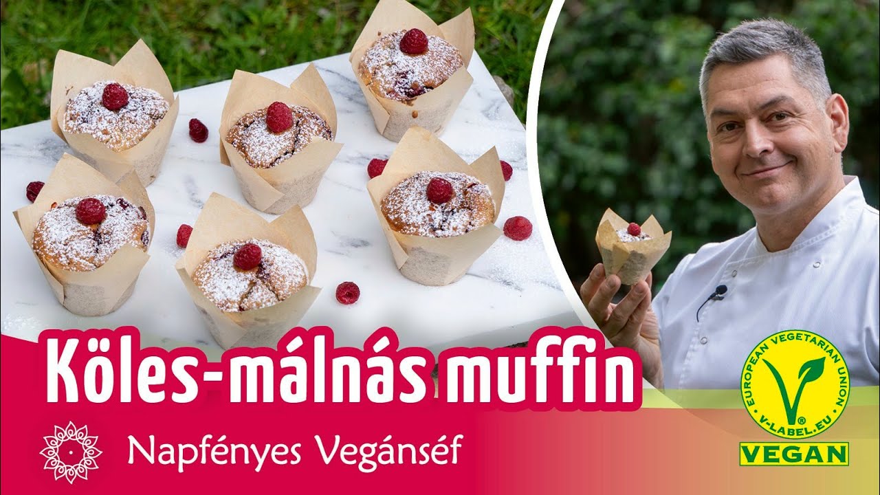 Köles-málnás muffin 🌱🧁