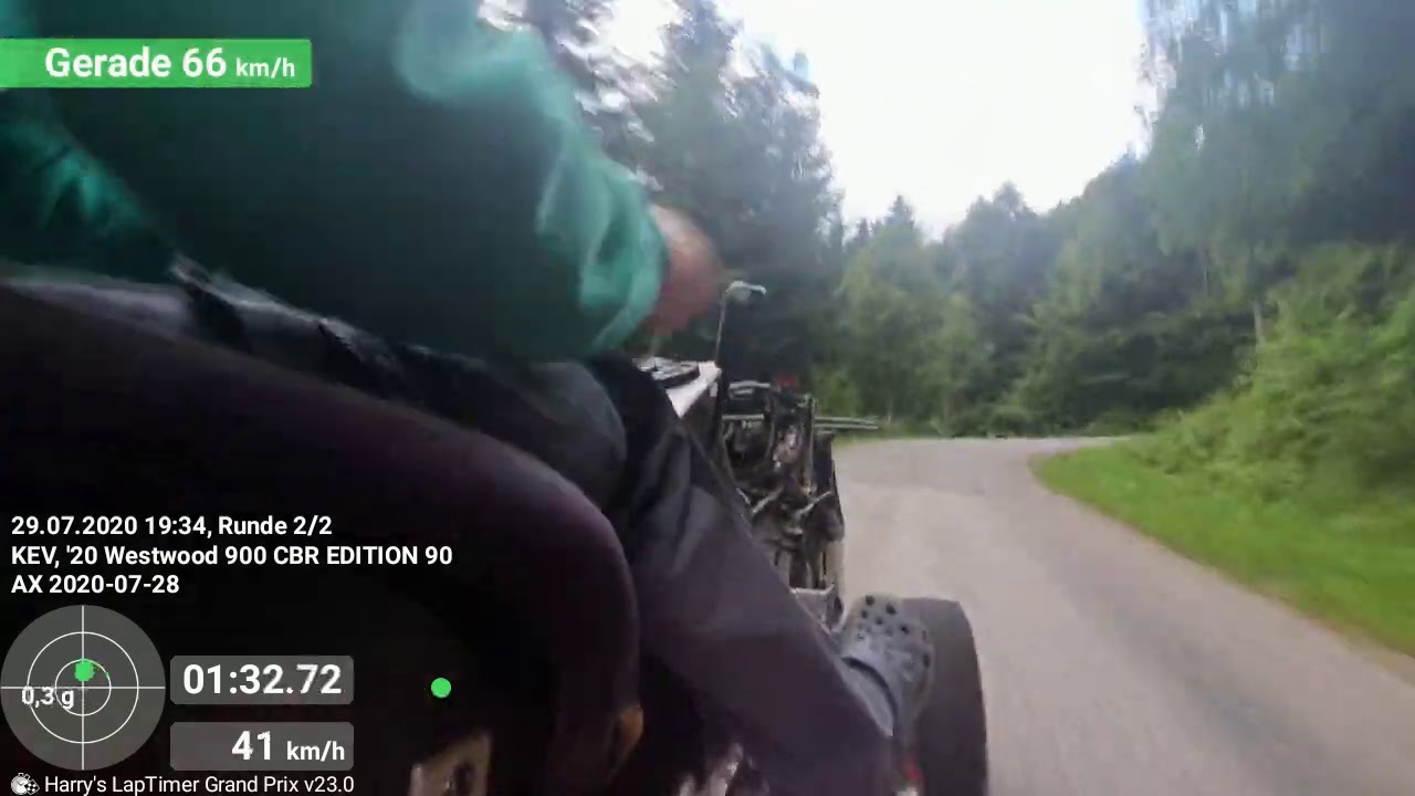 Hillclimb with CRB 900 Lawnmower