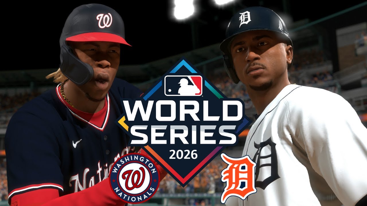 2026 WORLD SERIES GAME 2 VS TIGERS MLB THE SHOW 22 WASHINGTON 