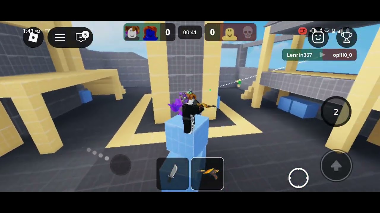 I played in normal obby with my friends (Mvsd)