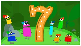 'The Number Seven,' Number Songs by StoryBots | Netflix Jr