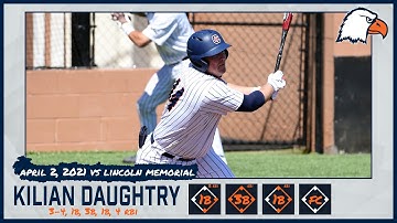 Carson-Newman Baseball: Kilian Daughtry Recaps LMU 4-2-21