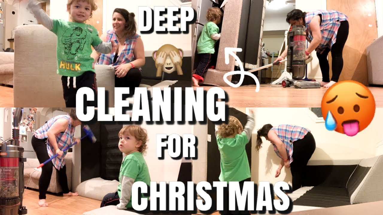 DEEP CLEANING FOR CHRISTMAS! | TIME LAPSE CLEANING MOTIVATION | Vlogmas