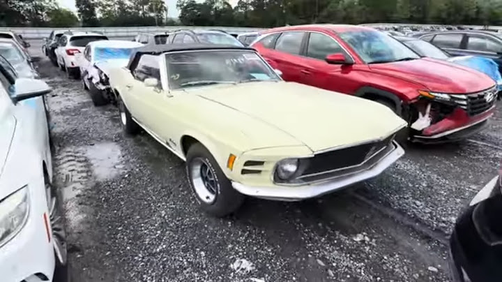1970 Ford Mustang Convertible At Copart Auction CHEAP!