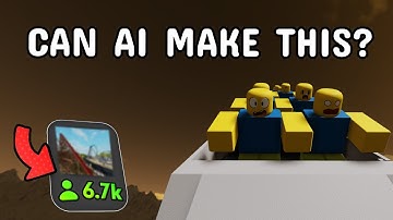 Can AI Make A THEME PARK GAME In ROBLOX?