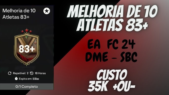 EA SPORTS FC 24 - Desafio Montagem de Elenco DME - Fundamentos II - FOCO NA  QUALIDADE 