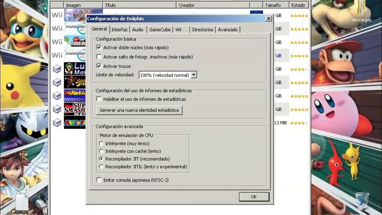 Configura Dolphin 5.0 a 30, 50 Y 60 FPS - 'PC GAMA MEDIA Y BAJA' - YouTube