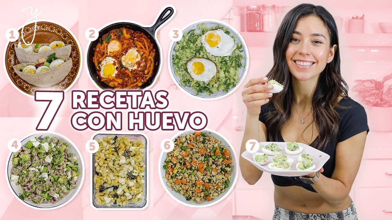 casado marzo Supermercado 7 RECETAS CON HUEVO 🍳 Fáciles, Saludables y Deliciosas! - YouTube