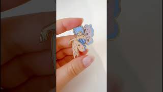 My enamel pins are either good or evil 😂 #enamelpins #artist #art