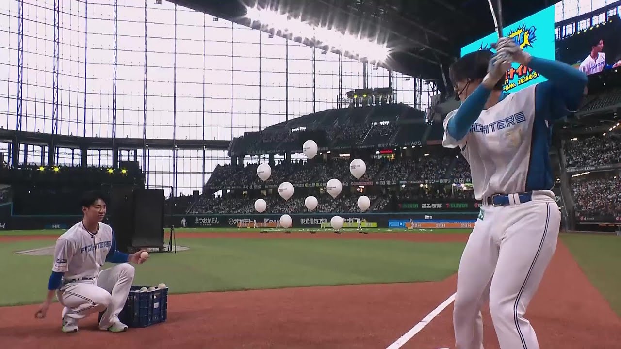 F FES 2025】二刀流ルーキー・柴田獅子がバッティングで魅せる!! 2025