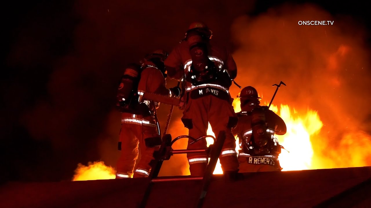 Attic Fire Damages Home - YouTube