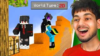 3 Youtubers Stucked on 2D Minecraft World screenshot 3
