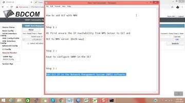 Add BDCOM OLT with NMS