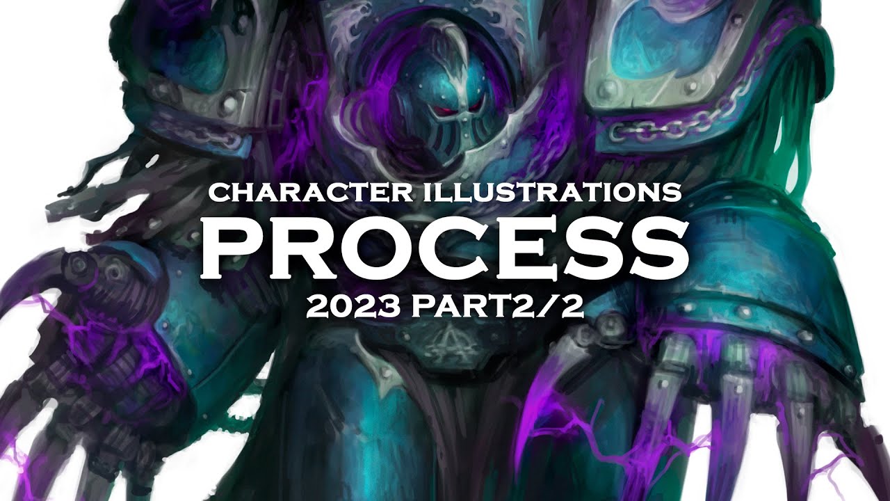 Warhammer 40,000 Fan Art - Character Illustrations +Process+ 2023 Part ...
