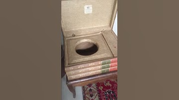 Secret toilet in a French castle.