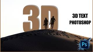 3D text effect in photoshop