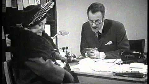 Beryl Reid & Hugh Paddick in the Income Tax Sketch...
