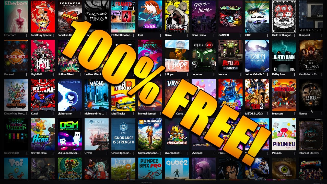 How to build a free PC game library